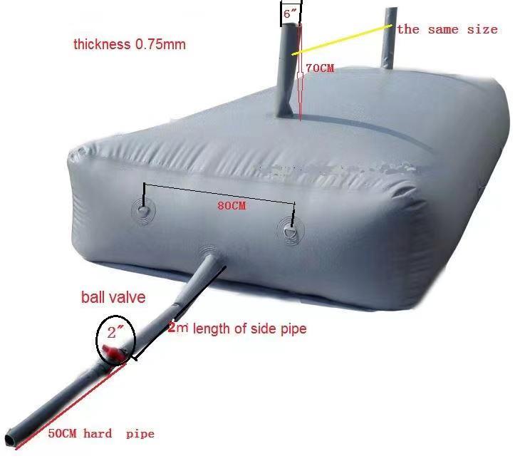 Foldable PVC Water Tank for Livestock Drinking Water Storage