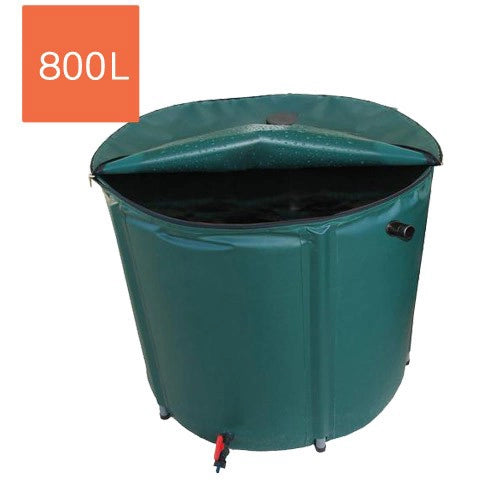 100 L Flexible 1000D PVC Rain Barrel – 26 Gal Collection Tank