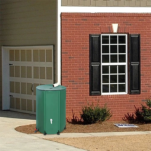 500 L Stackable PVC Rainwater Harvesting Barrel – Smart Water Storage
