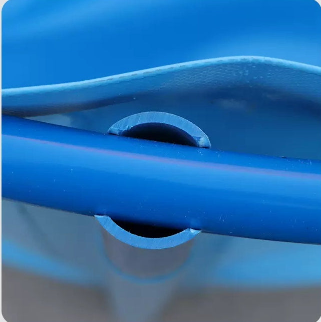 Rainbow Round PVC Fish Pond – Bracket-Supported Aquaculture Tank