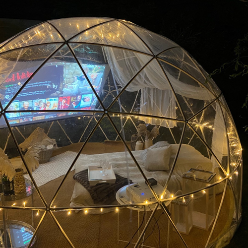 Transparent TPU Igloo Glamping Dome Tent – Outdoor Hotel & Resort