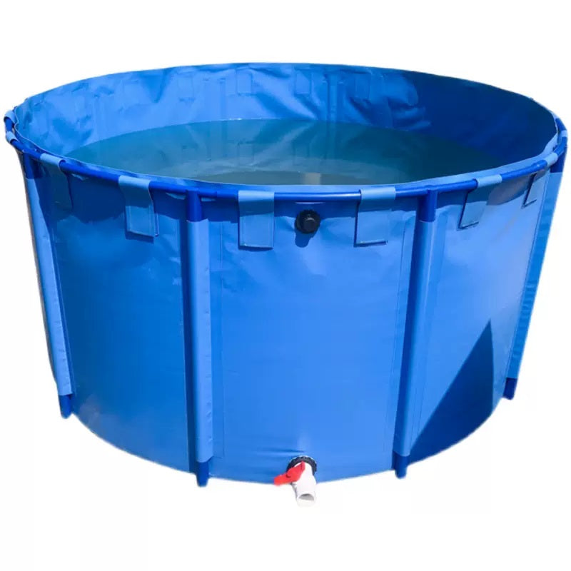 Rainbow Round Steel Bracket Fish Pond – Strong Outdoor Garden Tank