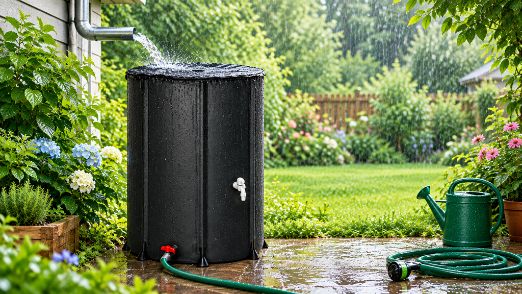 Rainwater Harvesting Made Practical with a Portable PVC Collection Tank
