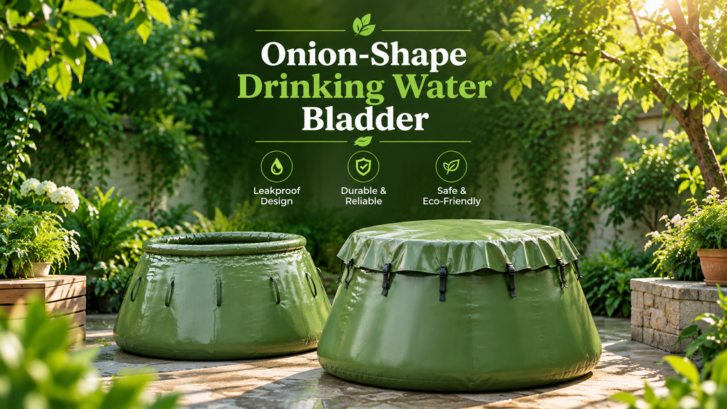 Smarter Water Storage Starts with a Flexible Onion-Shape Tank