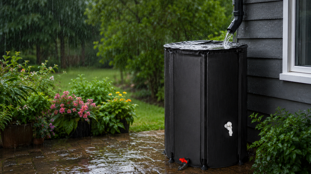 Smart Rainwater Storage Starts with a Space-Saving 132-Gallon Tank