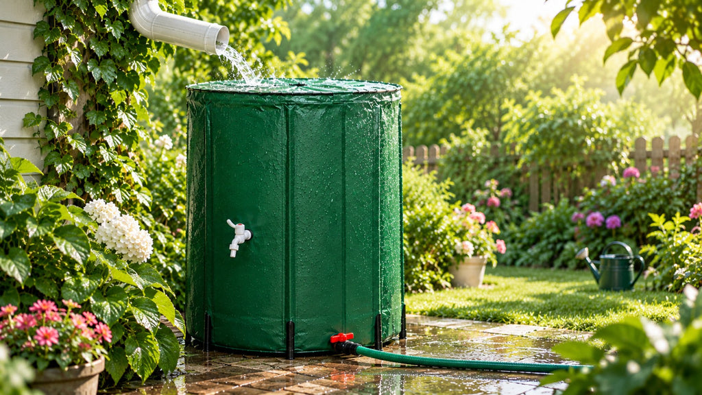 How a 500L PVC Rainwater Barrel Supports Efficient Water Conservation